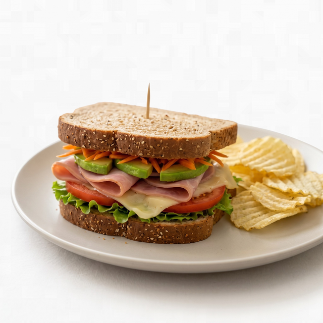 Ham and Cheese Sandwich.