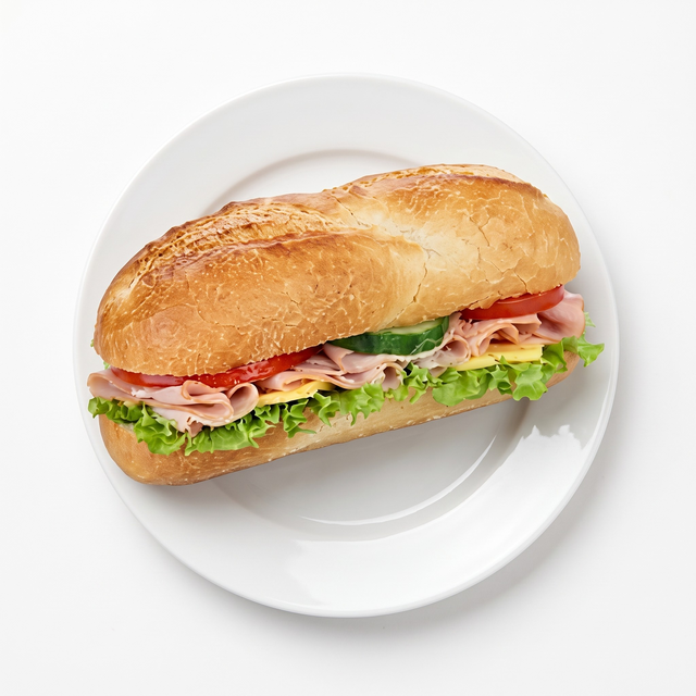 Ham and Cheese Sub.