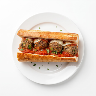 Homemade Meatballs Sub