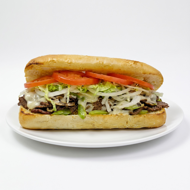 Steak and Mushrooms Sub.
