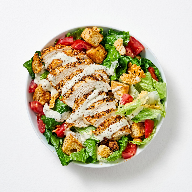 Chicken Fingers Salad.