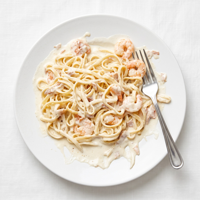Shrimp Alfredo.