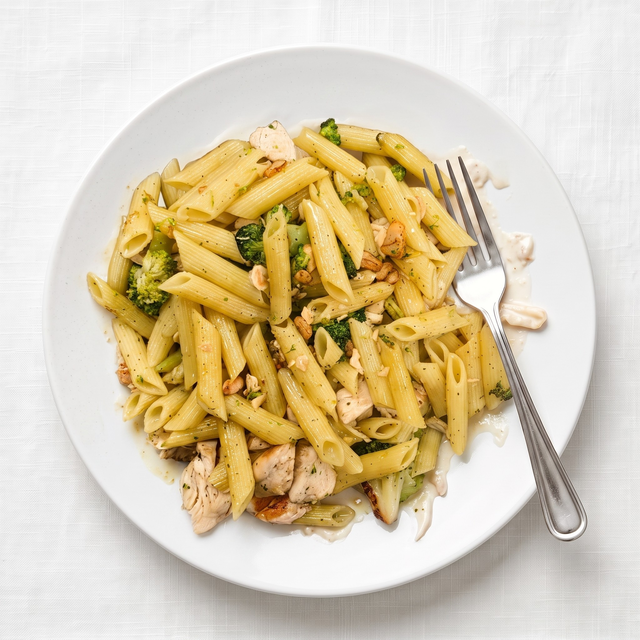 Pasta with Olive Oil and Garlic.