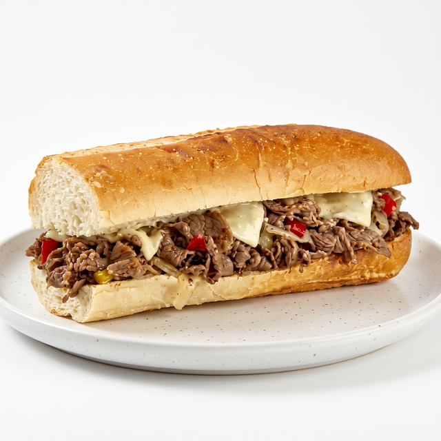 Steak and Cheese Sub.